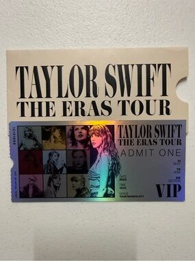 Taylor Swift The Eras Tour VIP Holographic Souvenir Ticket
